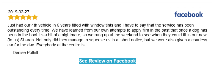Window Tinting Example Review